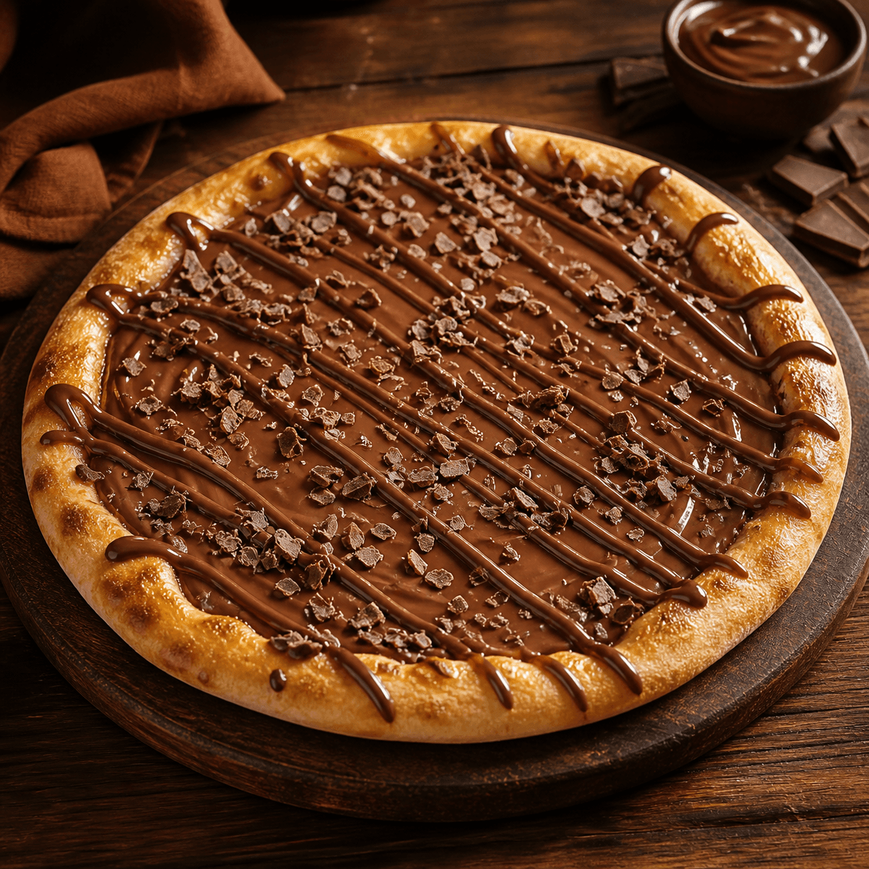 Pizza de Nutella